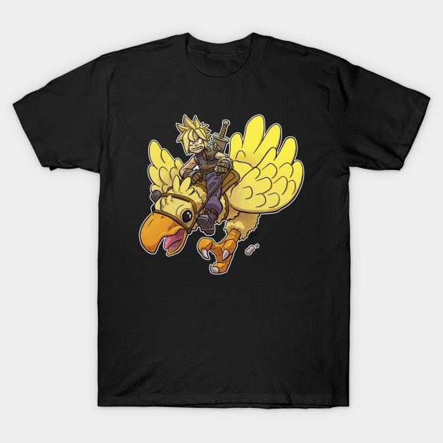 Chocobo Rider T-Shirt by JENNEX